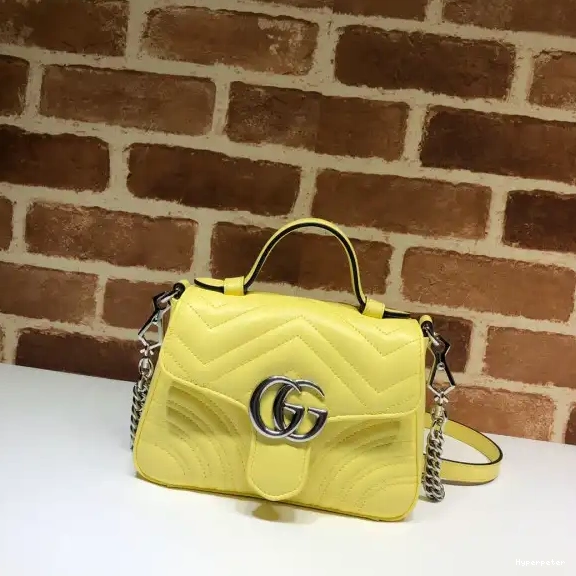 Hyperpeter bag top Marmont GUCCI GG handle mini 0627